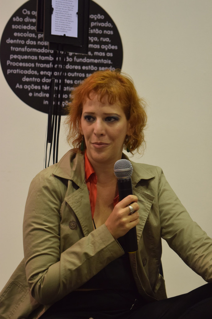 Andréa Gorenstein relatou sua experiência no Movimento Ocupe Estelita e como militante feminista Foto: Manuela Salazar